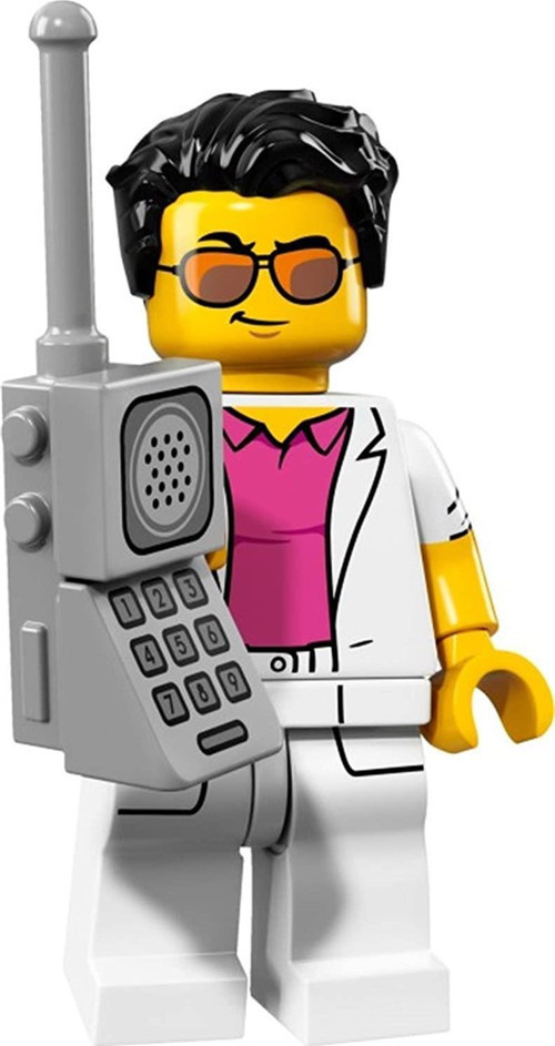 Minifigür - Seri 17 - 71018 - 12 Yuppie +5 Yaş (1 Parça)