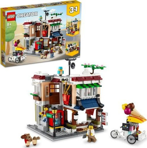 Creator 31131 3’ü 1 Arada Şehir Merkezi Makarna Dükkanı (569 Parça)