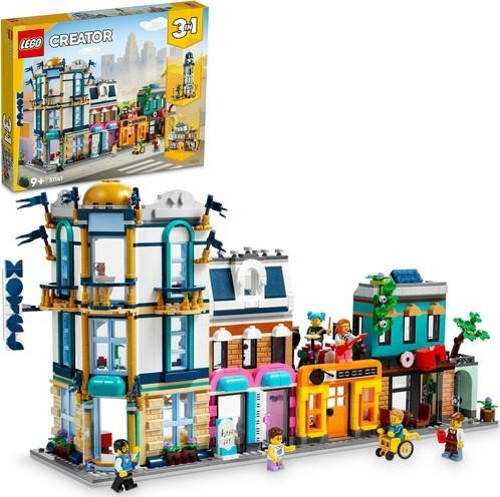 Creator Ana Cadde 31141 - 9 Yaş ve Üzeri Çocuklar İçin Oyuncak Bir Şehir, Art Deco Bina ve Alışveriş Caddesi Içere