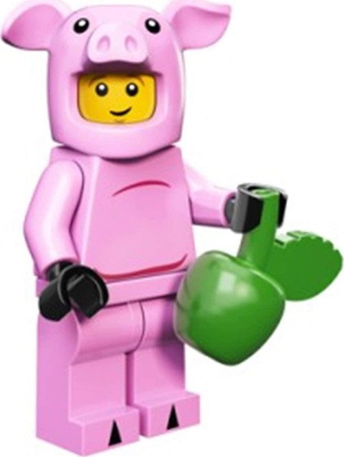 Minifigür - Seri 12 - 71007 - Piggy Guy +5 Yaş (1 Parça)