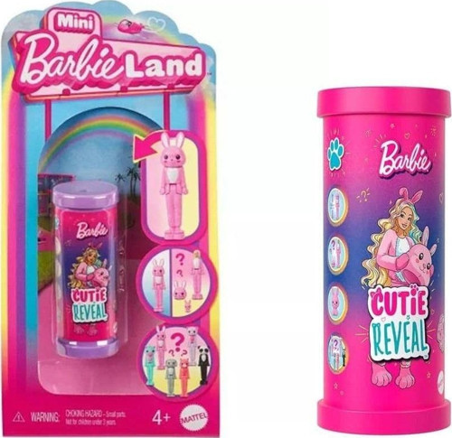 Oyuncak Mini Barbİeland Cutie Reveal Bebekler Hym25 (Karışık Model 1 Adet)