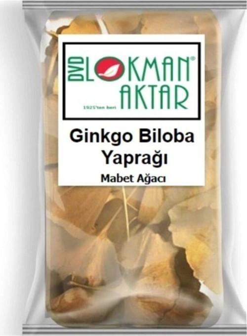 Lokman Aktar Ginkgo Biloba Yaprağı (mabet Ağacı Yaprağı) 100 Gr