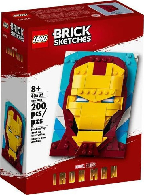 Brick Sketches 40535 Iron Man +8 Yaş (200 Parça)