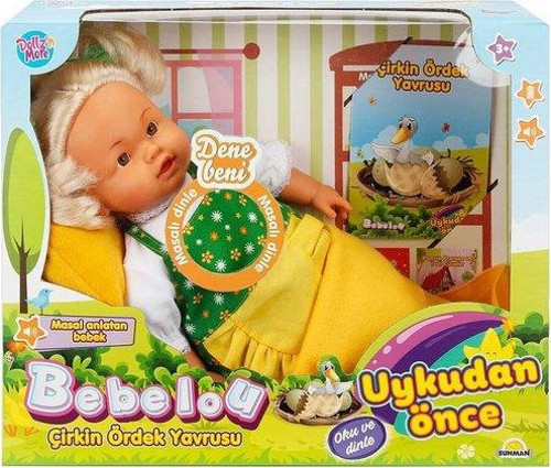 Crafy Bebelou Uykudan Önce Bebeği Masal Anlatan Çirkin Ördek Yavrusu