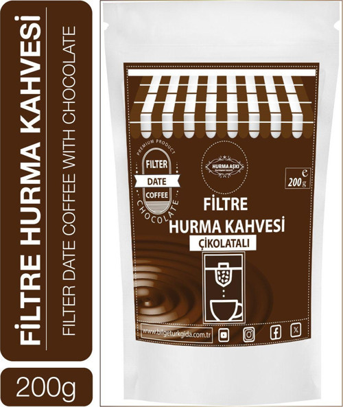 Filtre Hurma Kahvesi Çikolatalı 200 Gr
