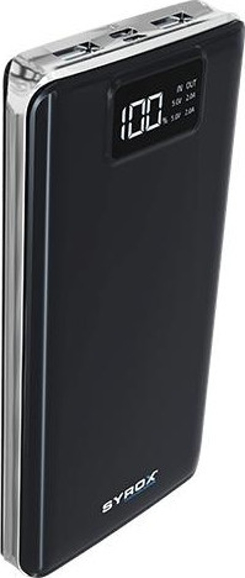 PB107 20.000mAh Dijital Göstergeli Çift Çıkışlı Powerbank - Siyah