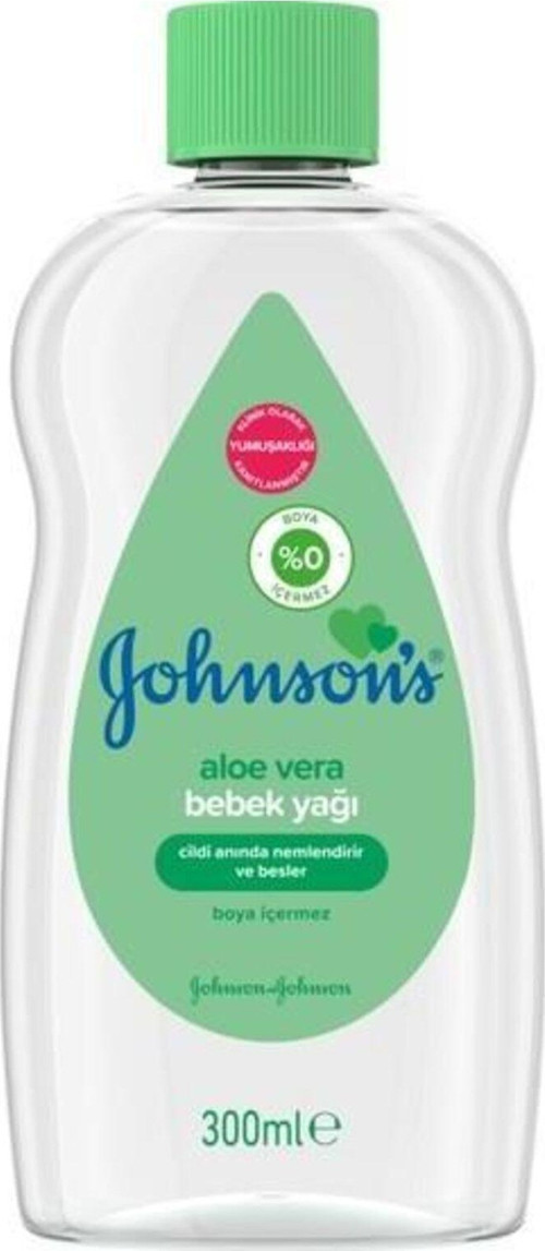 Johnsons Aloe Vera Özlü Bebek Yağı 300 Ml