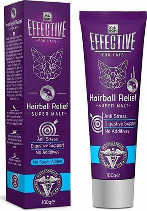 Effective Hairball Tüy Yumağı Önleyici Kedi Malt Macunu 100 Gr