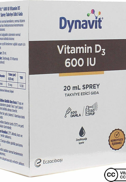 Vitamin D3 600Iu Sprey 20ml