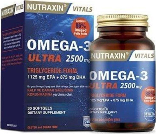 Omega 3 Ultra 2500 mg 30 Kapsül