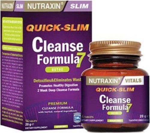 Quick Slim Cleanse Formula 7 Detox 14 Tablet