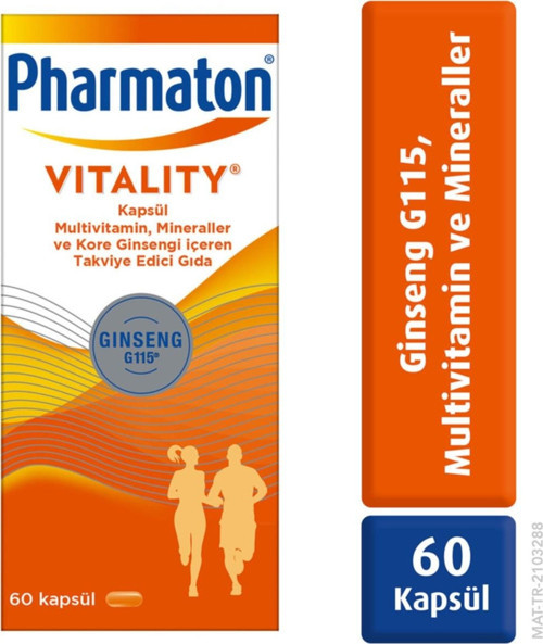 Vitality 60 Kapsül - Ginseng G115, Multivitamin Ve Mineraller