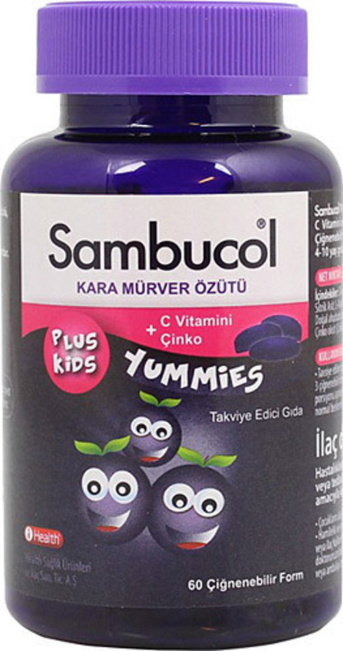 Plus Kids Yummies 60 Çiğneme Tableti
