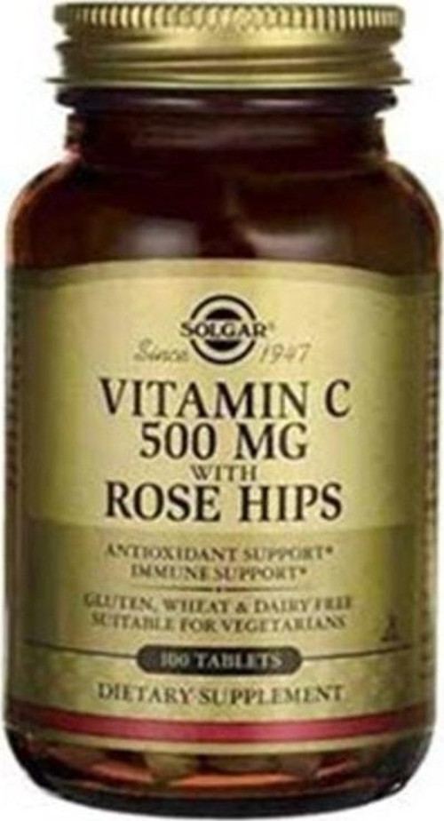 Vitamin C 500 Mgr With Rose Hips 100 Tablet