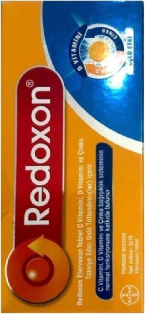 Efervesan Tablet C Vitamini, D Vitamini ve Çinko Takviye Edici Gıda