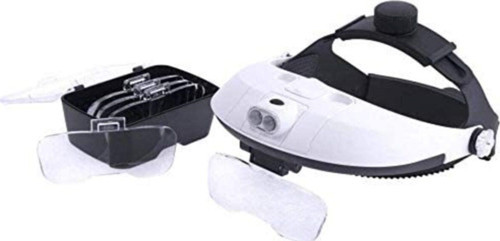 Işıklı Kafa Büyüteci Tamirci Büyüteci 5 Lensli Mg-81001H