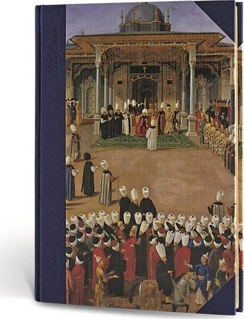 Osmanlı Kaftan Journal Çizgili Tören Lacivert