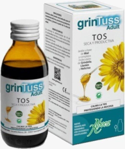 Grintuss Yetişkin Şurup 128 gr - Bal ve Bitkisel Kompleks İçeren Takviye Edici Gıda