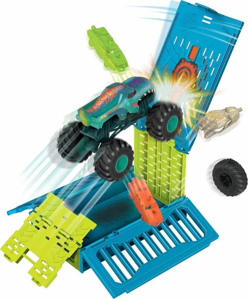 Monster Trucks 1:24 Mega Wrex'in Çarpışma Kafesi