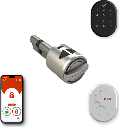 DESi Utopic R+ Akıllı Kilit IOS/Android & Uyumlu Akıllı Köprü & Tuş Takımlı Set