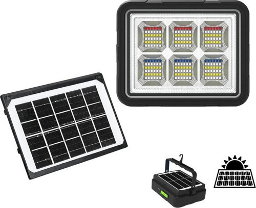 150W Güneş Enerjili Solar Kamp Feneri - Projektör WS-5570
