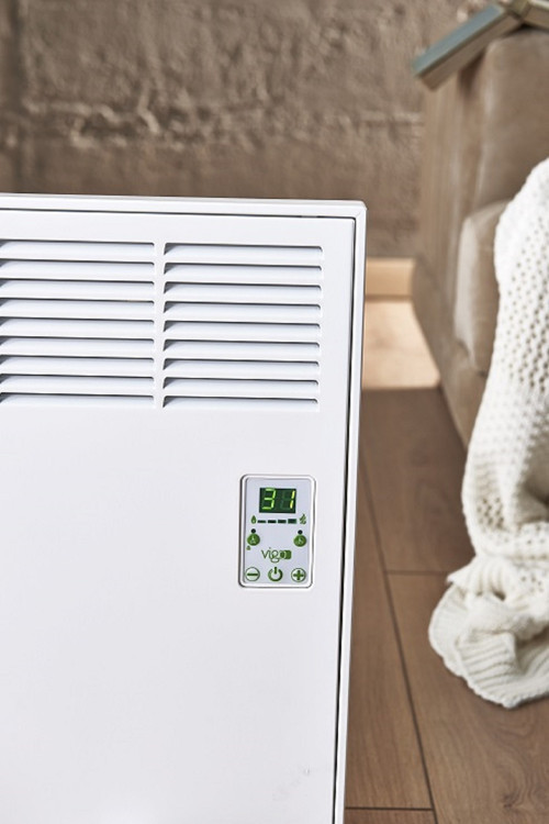 Elektrikli Panel Konvektör Isıtıcı Dijital 2000 Watt Beyaz