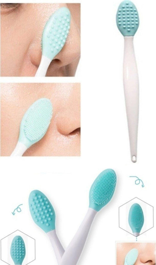 Burun Siyah Nokta Cilt Ve Yüz Temizleyici Temizleme Fırçası Dudak Peeling Fırça