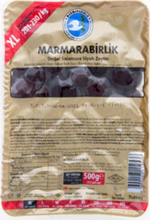 Mega Zeytin 500 G 201-230 Ad/Kg ( 5 Adet )