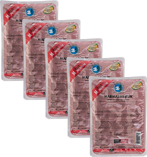 Süper M Siyah Zeytin 261-290 Vakumlu 500 Gr X 5 Adet