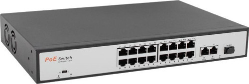 URANIUM POE-1621SFP 2X GIGABIT UPLINK 1X SFP 16 PORT 10/100 MBPS 200 WATT POE SWITCH