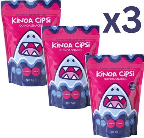 Kinoa Cipsi 3 Adet Glütensiz Ve Vegan Sağlıklı Atıştırmalık 35 G - 3 Adet - Analizli
