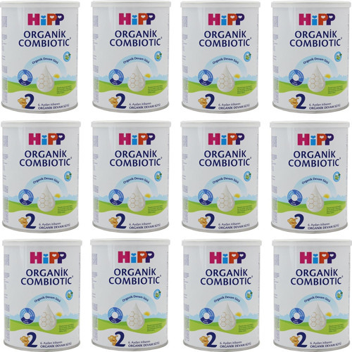 2 Organik Combiotic Devam Sütü 350 gr 12 Adet