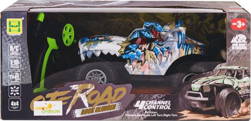 SH091-503B Kumandalı Şarjlı Off Road Canavar Rock Climber 4x4 -Limon Oyuncak