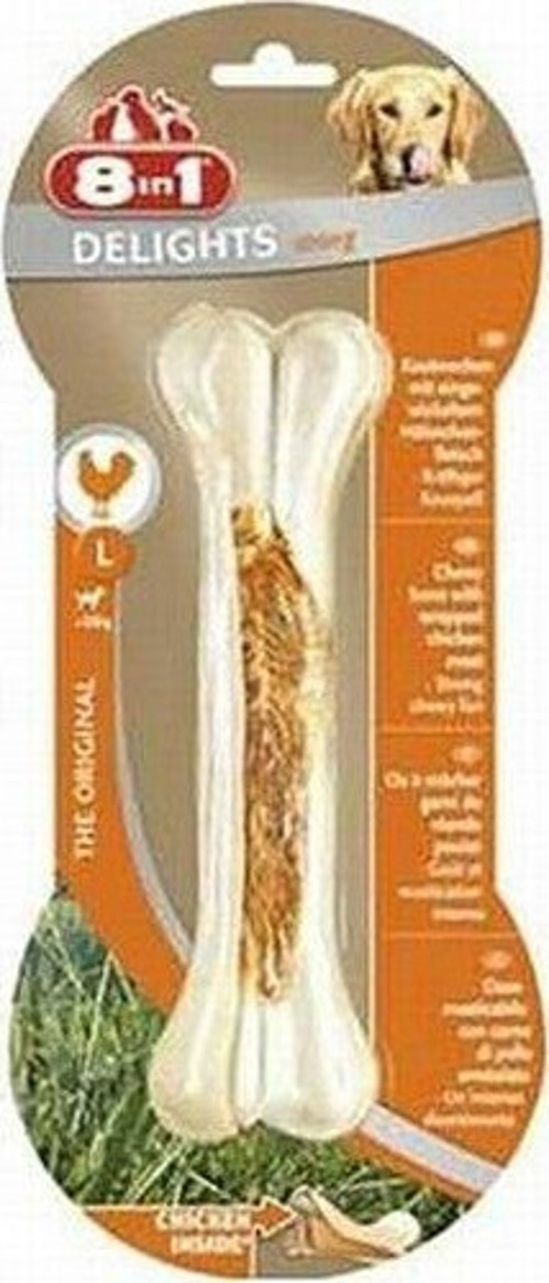 Delights Strong Tavuklu Press Kemik Büyük Irk Köpek Ödülü Large 20 Cm 130 Gr