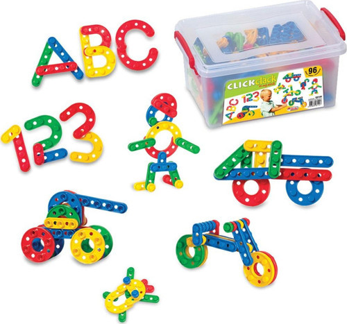 Dede Click Clack Puzzle Küçük Box 96 Parça 03144