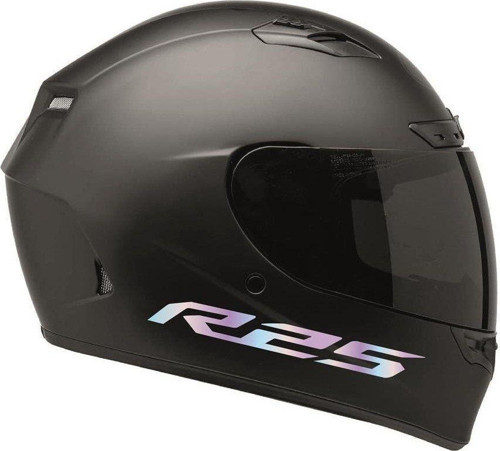 Yamaha R25 Yazılı Hologram Motosiklet Kask Sticker Etiket Modeli