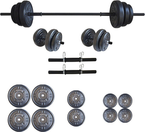 Moccadiamond 55 Kg Halter Seti Dambıl Seti 55 Kg Ağırlık Ve Vücut Geliştirme(50 Kg Plaka Ağırlığı)