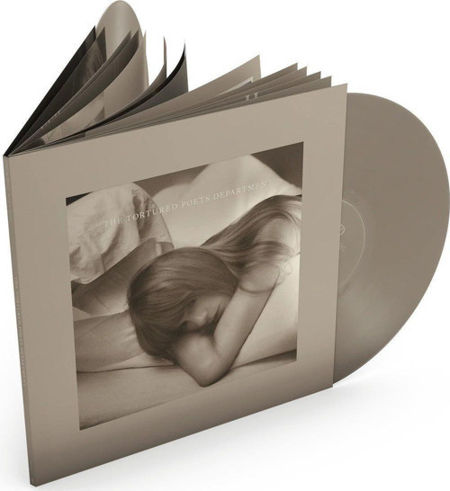 Taylor Swift The Tortured Poets Department Plak (Parchment Beige Vinyl - The Bolter Vinyl)