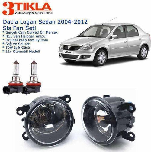 Dacia Logan Sedan 2008 Sis Farı Set Oem: 8200074008