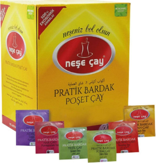 Pratik Bardak Poşet Yeşil Çay 500 Adet (2 gr X 500 Adet)