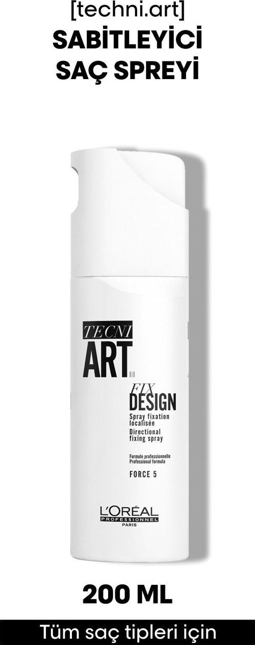Techni Art Fix Design Sabitleyici Saç Spreyi 200 Ml