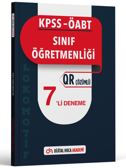 Dijital Hoca Akademi 2023 Kpss Öabt Sınıf Öğretmenliği Lokomotif Serisi Qr Çözümlü 7'Li Deneme
