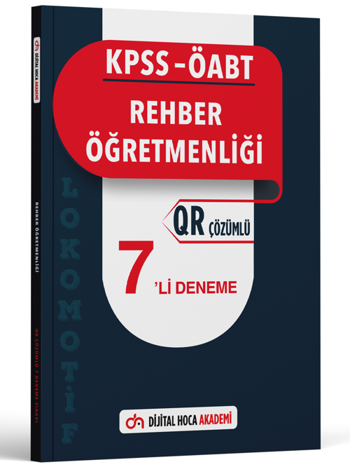 Dijital Hoca Akademi 2023 Kpss Öabt Rehber Öğretmenliği Lokomotif Serisi Qr Çözümlü 7'Li Deneme
