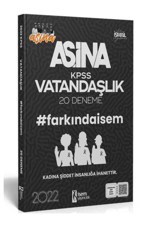 İsem Kitap Farkında Isem 2022 Kpss Aşina Vatandaşlık 20 Deneme