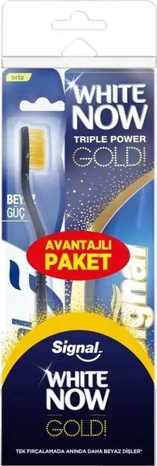 White Now Gold Diş Macunu 75ml+Fırça Set