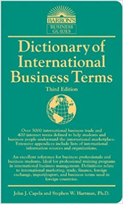 Barron'S Dıctıonary Of Internatıonal Busıness Terms - Barrons