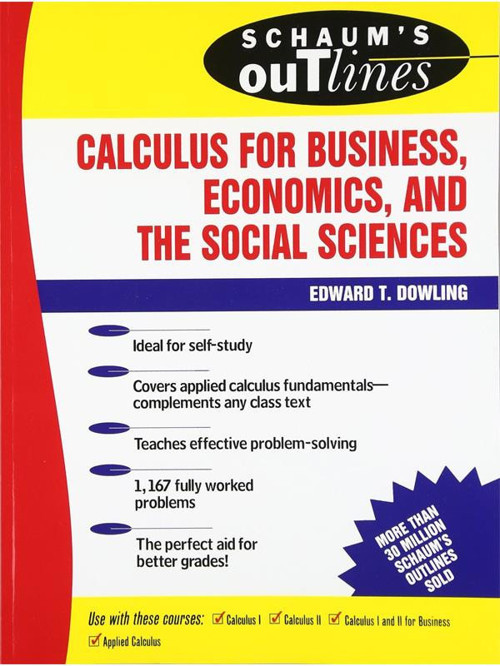 Schaums Calculus For Busıness And The Socıal Scıences - Mcgraw-Hill Education (Asia)