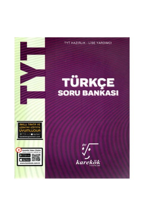 Yks Tyt Türkçe Soru Bankası - Karekök Eğitim Yayın