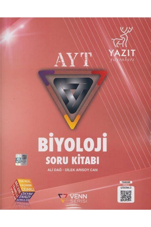 Ayt Biyoloji Venn Serisi Soru Kitabı Yayınları - Yazıt