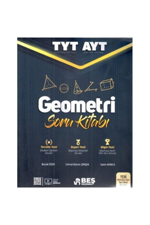 Beş Seçenek Yayınları Tyt Ayt Geometri Soru Kitabı -